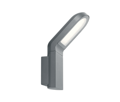 PERTH - Lampada a parete con testa ottica inclinata - Colore Grigio