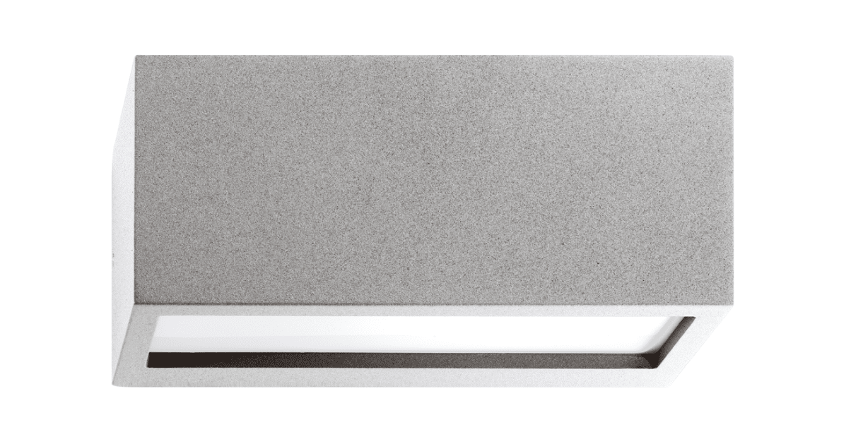 CONNECTION - Lampada a luce diffusa o Up/Downlight - Colori Grigio, Ruggine e Bianco