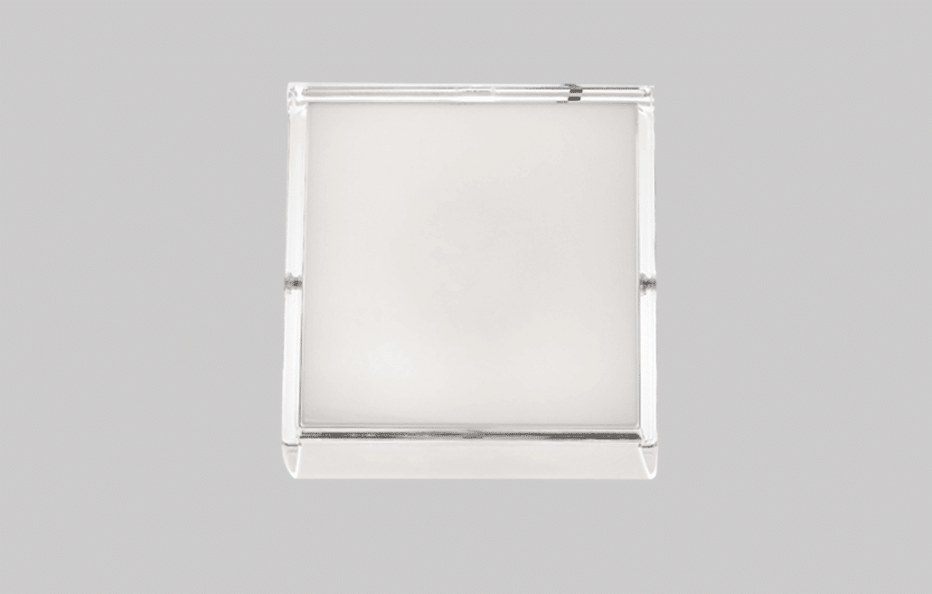 FLAVIN - Lampada a parete o soffitto - Luce diffusa - Colore Bianco