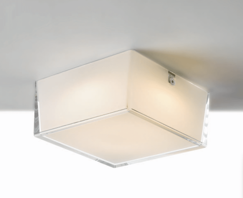 FLAVIN - Lampada a parete o soffitto - Luce diffusa - Colore Bianco