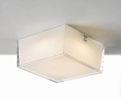 FLAVIN - Lampada a parete o soffitto - Luce diffusa - Colore Bianco