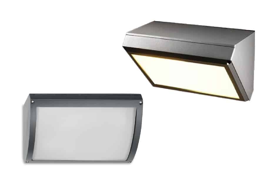 Grenada - Lampada da parete o da soffitto - Flat o Curved - Colore Grigio