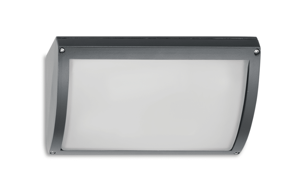 Grenada - Lampada da parete o da soffitto - Flat o Curved - Colore Grigio