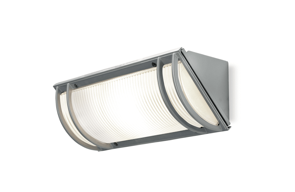 ANGOLO - Lampada a parete con luce diffusa - Colori Antracite e Grigio