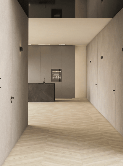 CLAP! 3D - Pavimento a posa immediata - Doga Spina Ungherese Namib (Decoro Legno) 5,5x127x762mm