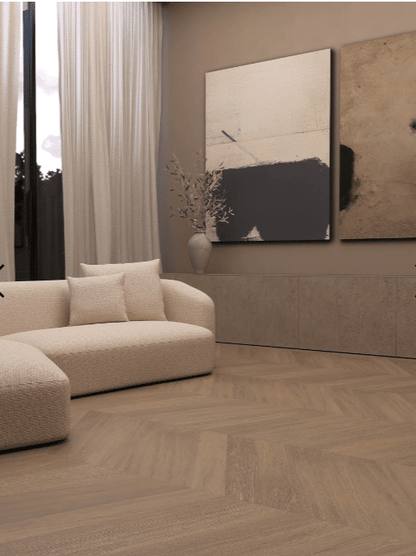 CLAP! 3D - Pavimento a posa immediata - Doga Spina Ungherese Rub (Decoro Legno) 5,5x127x762mm