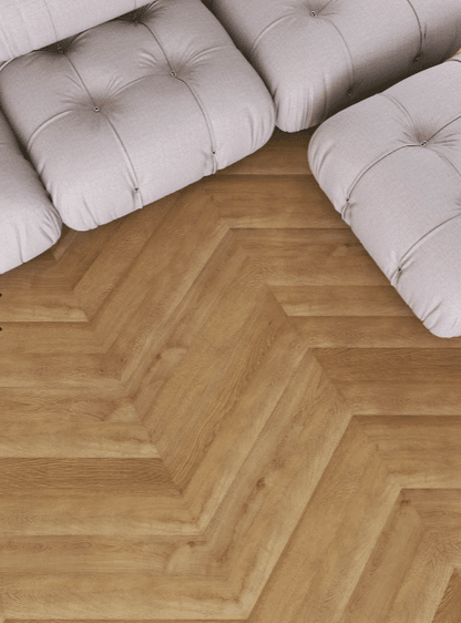 OUTLET - Stock da 35,19 mq CLAP! 3D - Pavimento a posa immediata - Doga Spina Ungherese Takla (Decoro Legno) 5,5x127x762mm