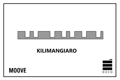 MOOVE.VITTER- Rivestimento a posa immediata - Doga Kilimangiaro 5x620x3050 mm - Colori Pop