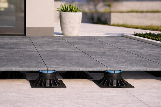 Kit Pronto Quarzo Nero 80x80x2cm Gres Flottante