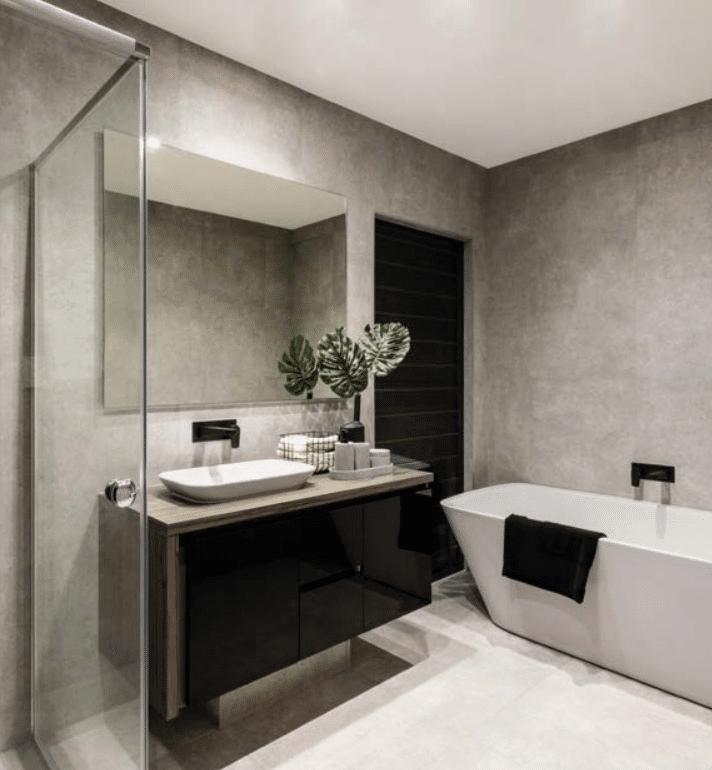 CLAP! GO - Pavimento a posa immediata - Maxi Piastrella Tiles Kun (Effetto pietra) - 7x940x465mm