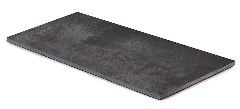 Gres spessorato METALLICO BLACK 60x120x2 cm - da pavimentazione e rivestimento