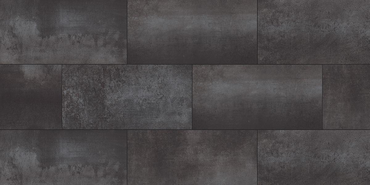 Gres spessorato METALLICO BLACK 60x120x2 cm - da pavimentazione e rivestimento