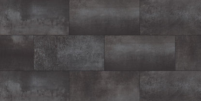 Gres spessorato METALLICO BLACK 60x120x2 cm - da pavimentazione e rivestimento