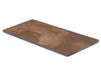 Gres spessorato METALLICO CORTEN RUST 60x120x2 cm - da pavimentazione e rivestimento