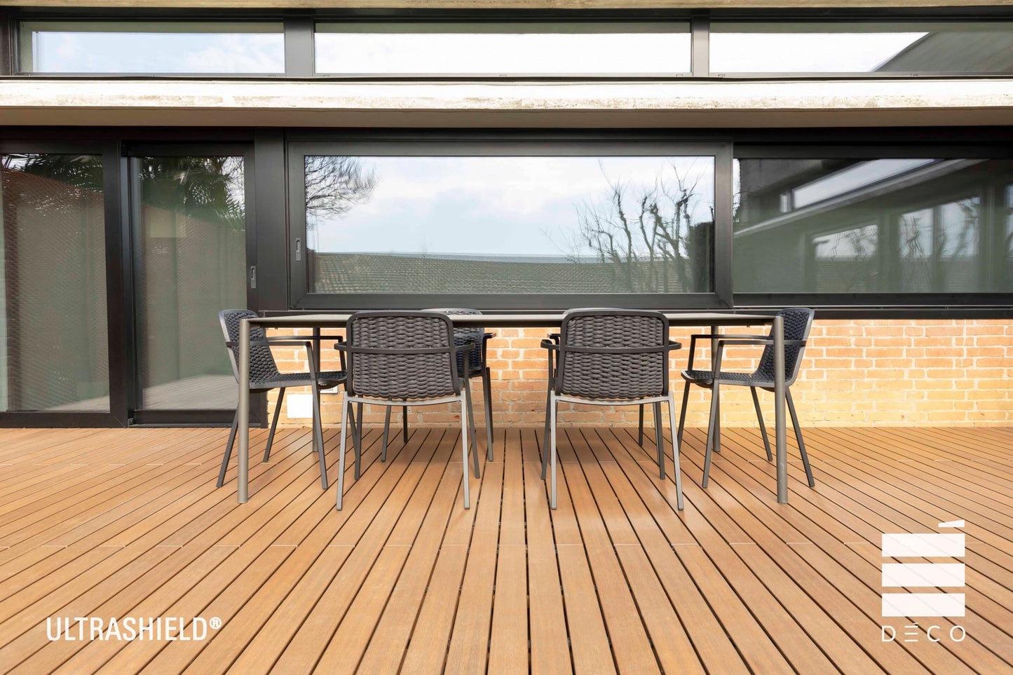 DOGHE ULTRASHIELD - Pavimento per esterno - Doga Square - 23x140x2200mm