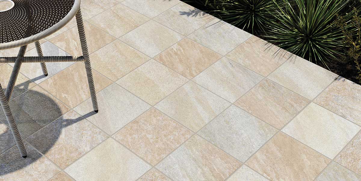 Gres spessorato MIDLAKE QUARTZ BEIGE 22,5x45,4x2 cm