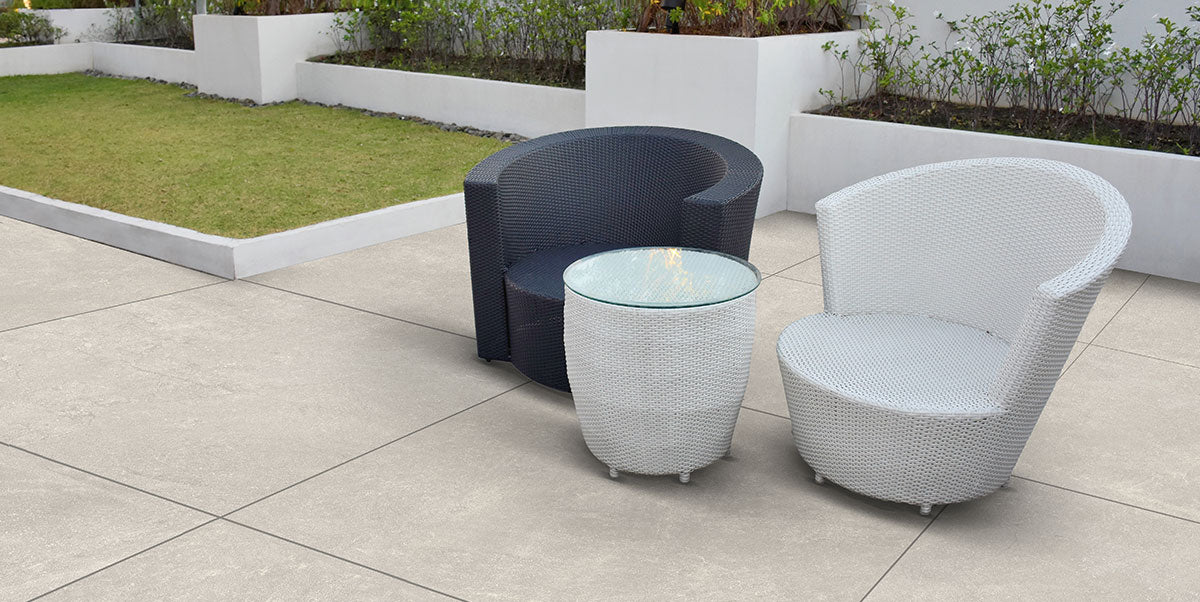 Gres spessorato MODERN CONCRETE GREY 100x100x2 cm
