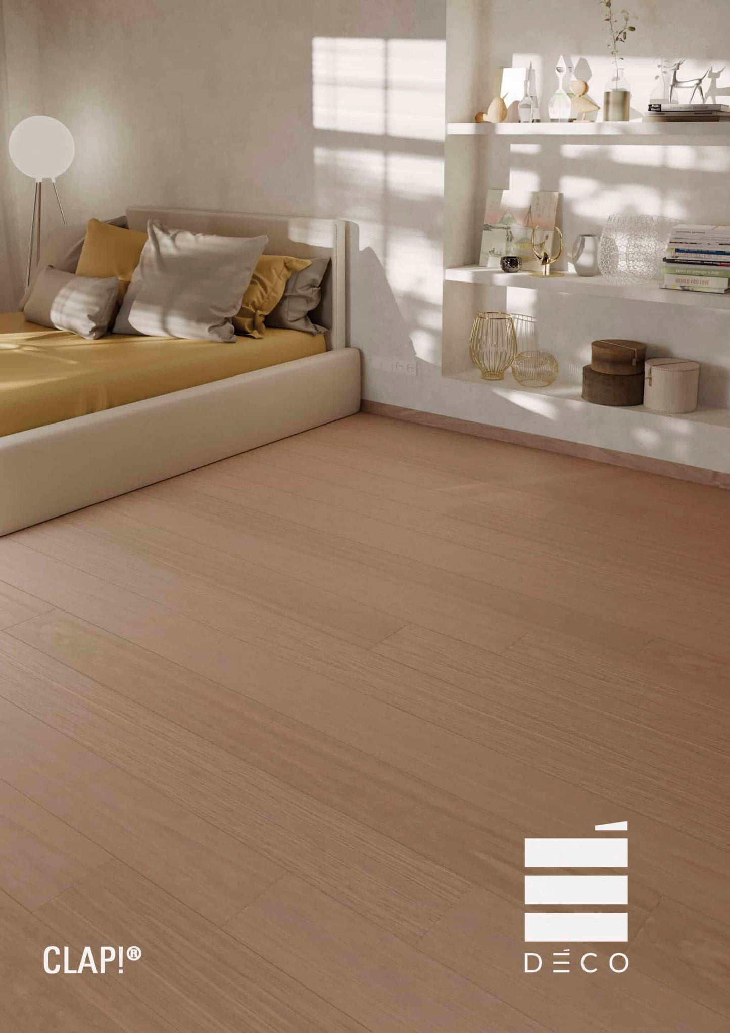 CLAP REAL! - Pavimento a posa immediata - Doga Maso (Rovere Naturale) 8x190x1900mm