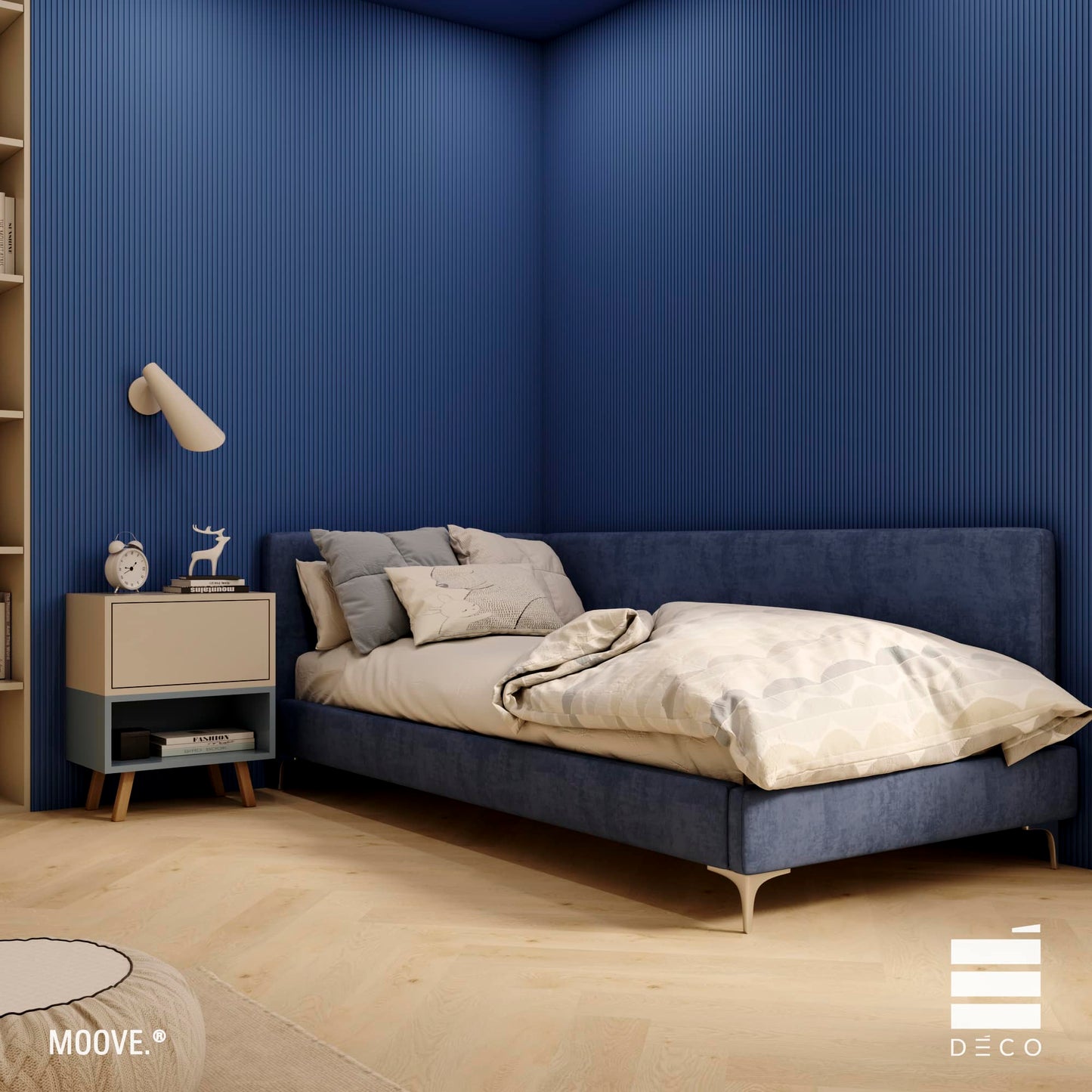 MOOVE.VITTER- Rivestimento a posa immediata - Doga Tuya 5x620x3050 mm  - Colori Pop
