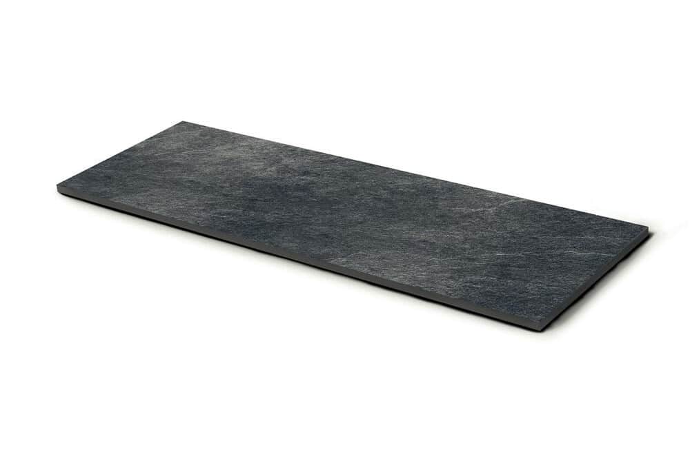 Gres spessorato MUSEO ARDESIA NERA 40x120x2 cm