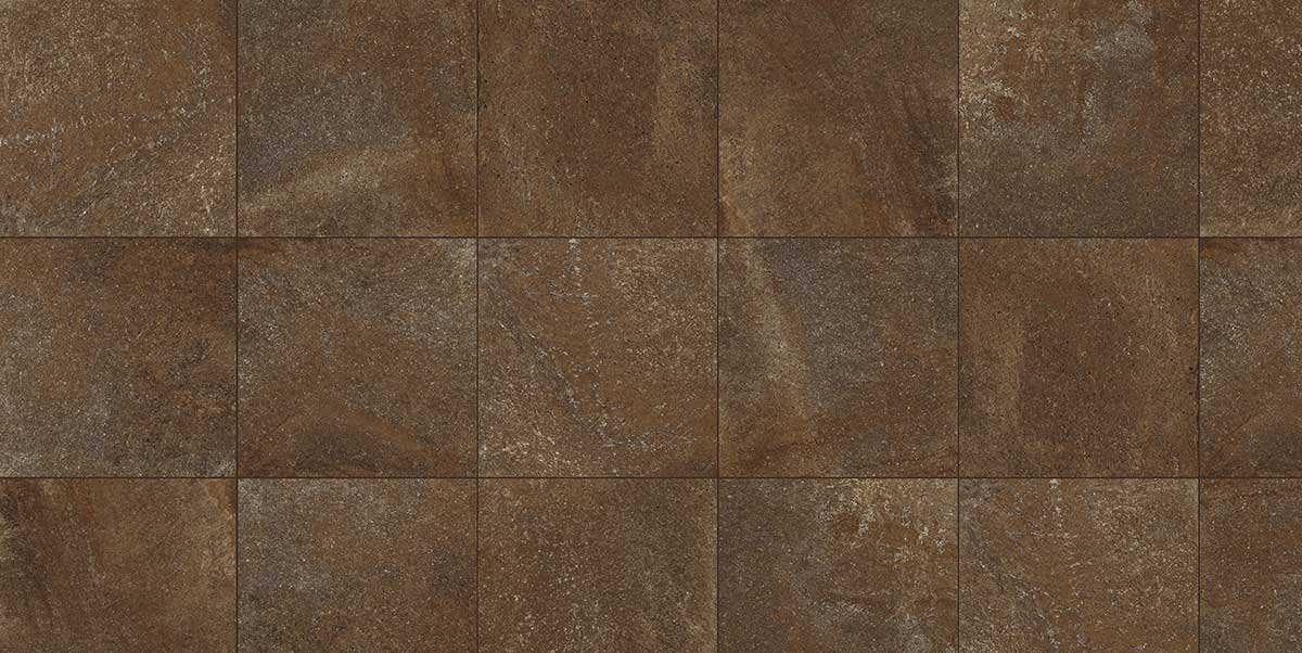 Gres spessorato PAVÉ 5 CM PORFIDO ROSSO - 60x60x5 cm