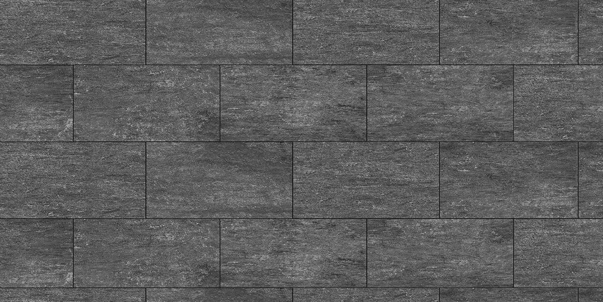 Gres spessorato PIETRA DI VALS ANTRAZYT 40x80x2 cm - da pavimentazione e rivestimento