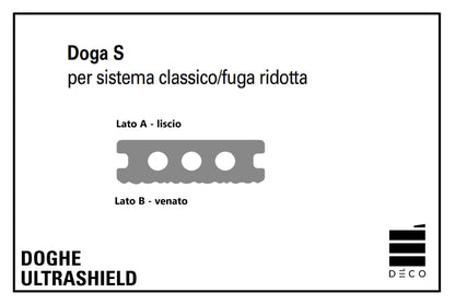 DOGHE ULTRASHIELD - Pavimento per esterno - Doga S - 23x90x2200mm