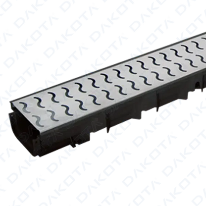 Pegasus Plus One S - Colore Nero - con Griglia in Acciaio Inox modello Wave More