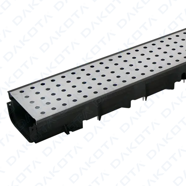 Pegasus Plus One S - Colore Nero - con Griglia in Acciaio Inox modello Hole