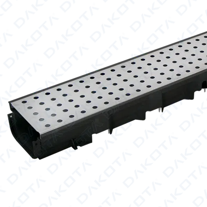 Pegasus Plus One S - Colore Nero - con Griglia in Acciaio Inox modello Hole