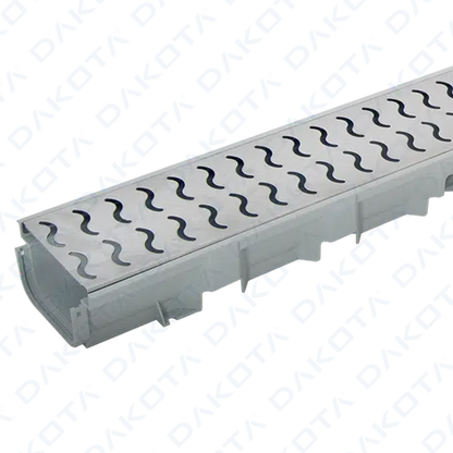 Pegasus Plus One S - Colore Grigio - con Griglia in Acciaio Inox modello Wave More
