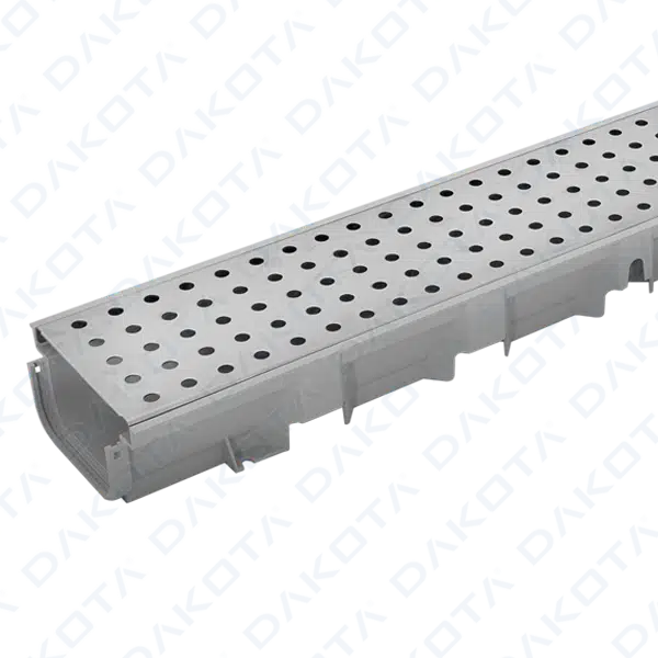 Pegasus Plus One S - Colore Grigio - con Griglia in Acciaio Zincato modello Hole