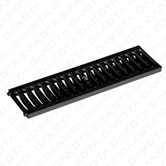 Griglia Black Strong 130 - per canaletta 130 - Nero