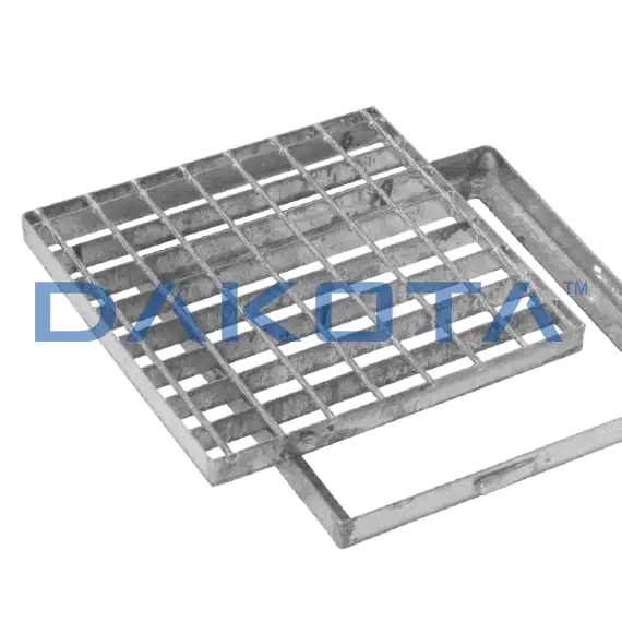 Griglia Zincata con Telaio per pozzetto 600x600 mm