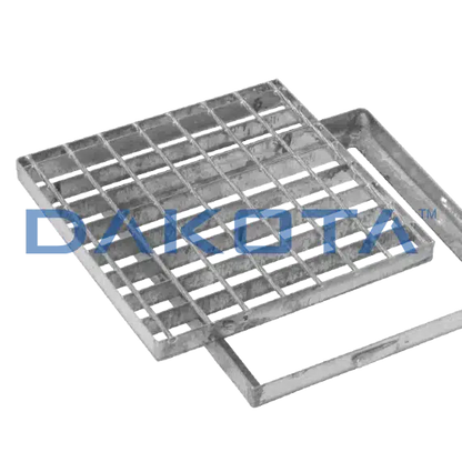 Griglia Zincata con Telaio per pozzetto 600x600 mm