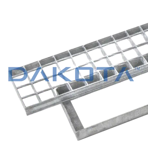 Griglia Zincata rettangolare con Telaio - 1000 x 150 mm