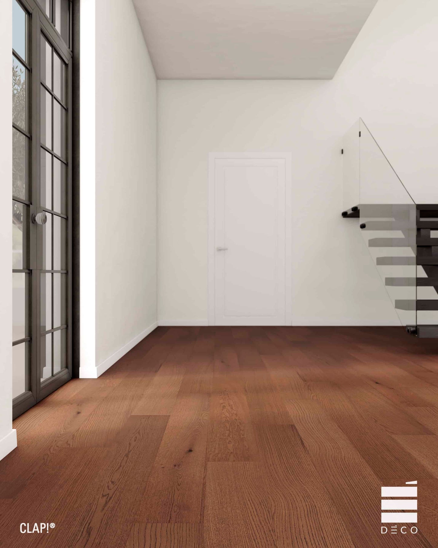 CLAP! GO - Pavimento a posa immediata Wood Effect - Doga Boards Rata (Decoro Legno) - 5x181x1220mm