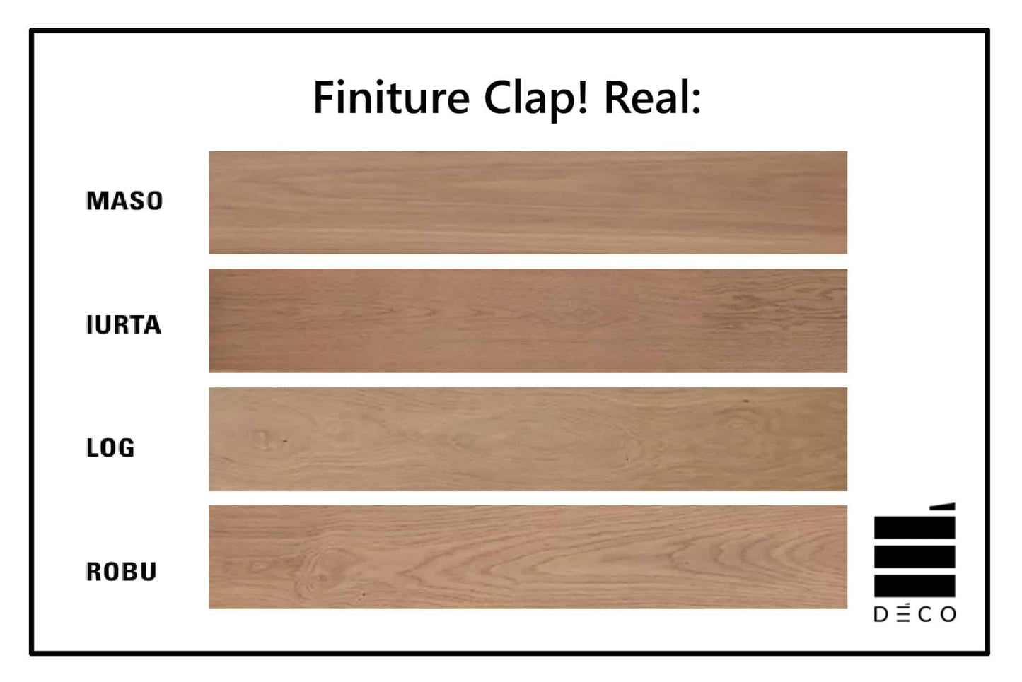 CLAP REAL! - Pavimento a posa immediata - Doga Iurta (Rovere Naturale) 8x190x1900mm