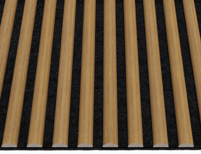 MOOVE.ZEN- Rivestimento a posa immediata - Finitura Red Cedar- Doga Olimpo 21x545x2900mm