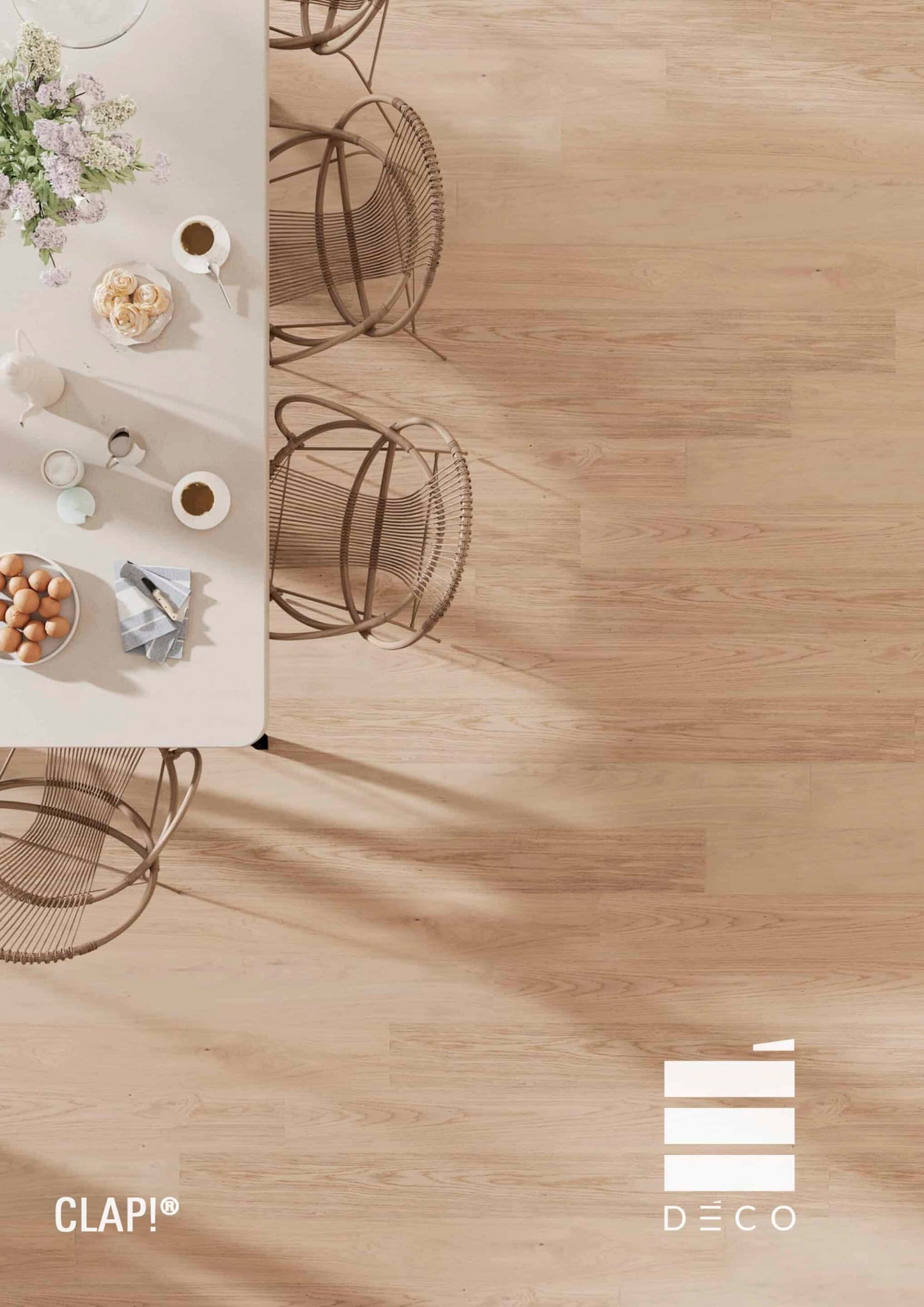 CLAP REAL! - Pavimento a posa immediata - Doga Robu (Rovere Naturale) 8x190x1900mm