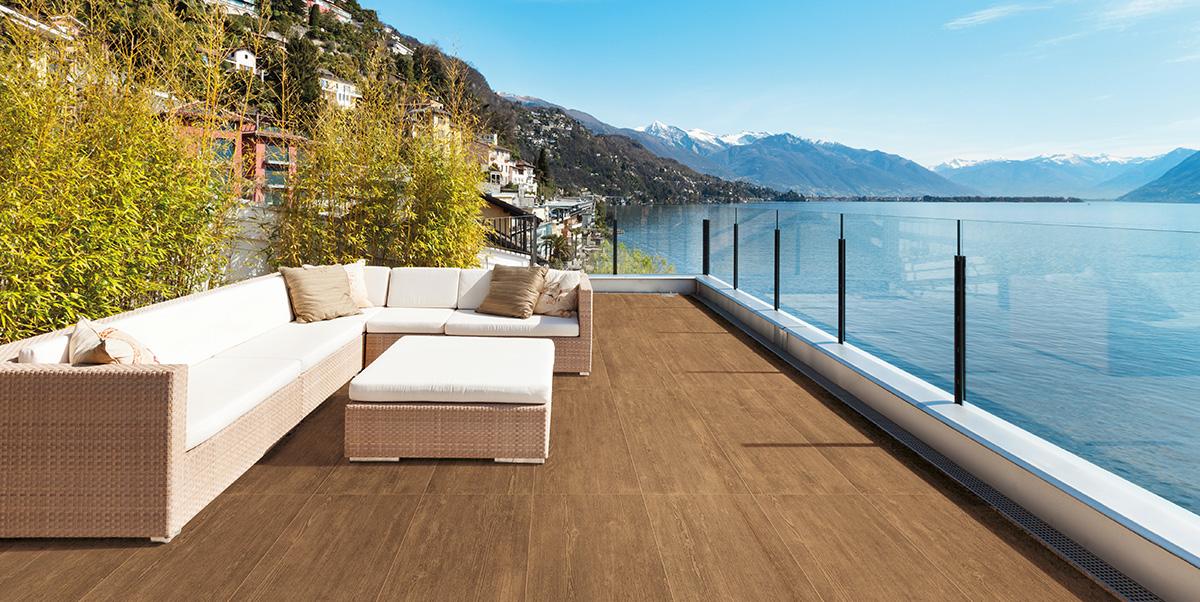 Gres spessorato WOOD SELVA AMAZZONIA 40x120x2 cm