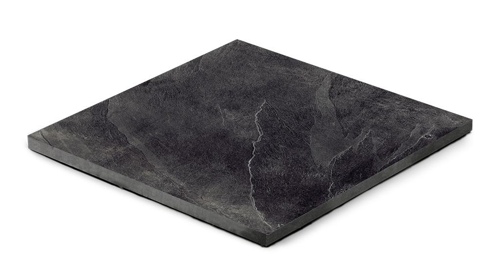 Gres spessorato SUPER HARD KERAMIK SLATE BLACK 60x60x3 cm