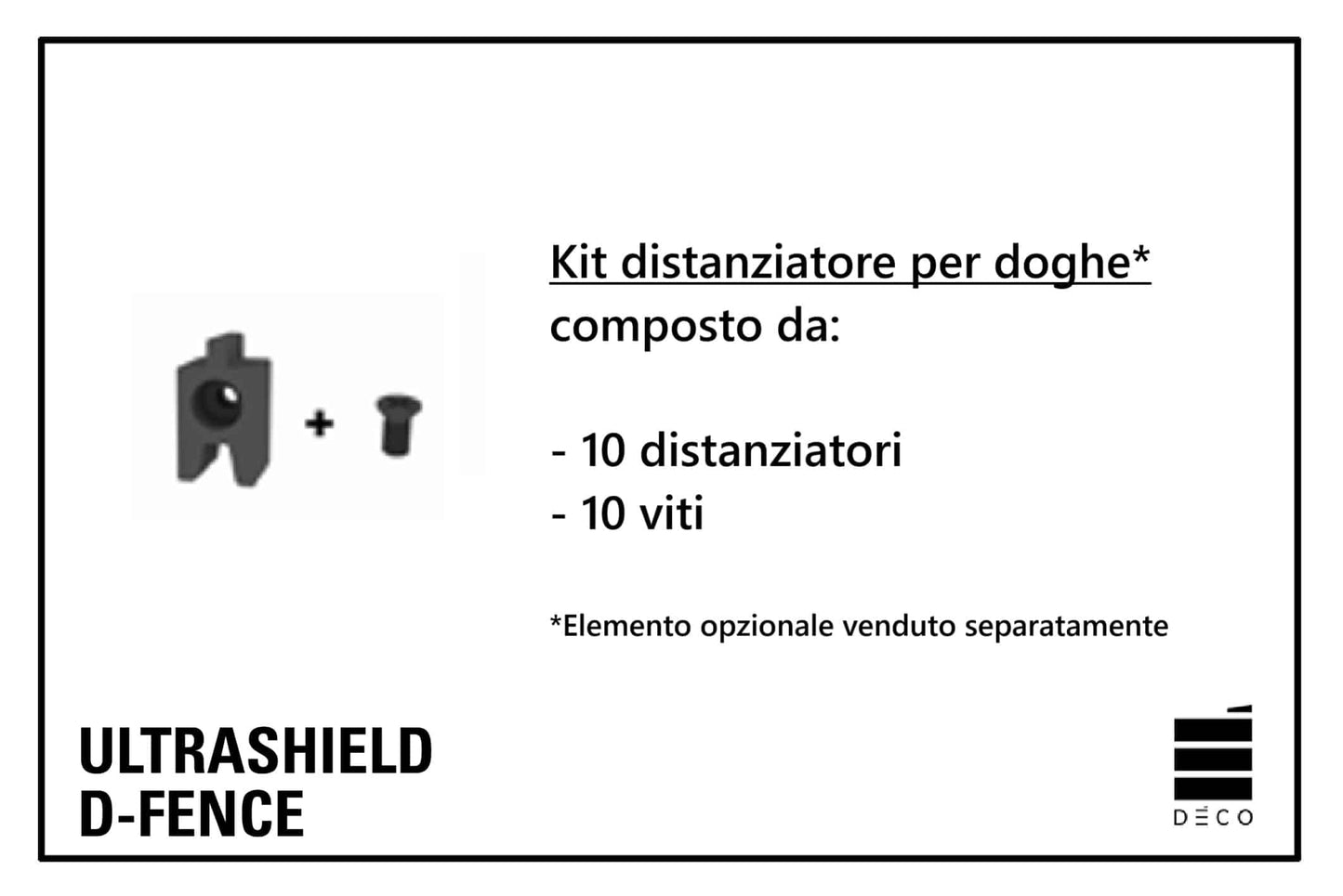 ULTRASHIELD D-FENCE - Moduli Divisori - Doga Full Claddy- 1800X1900 mm