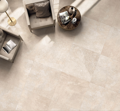 Gres spessorato BEAUVISTONE BEIGE 90x90x2 cm - STOCK DA 275,40 mq