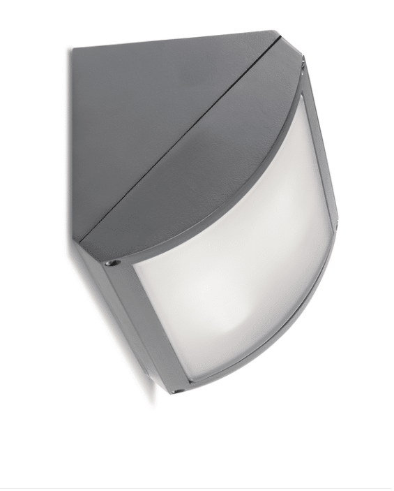 Grenada - Lampada da parete o da soffitto - Flat o Curved - Colore Grigio