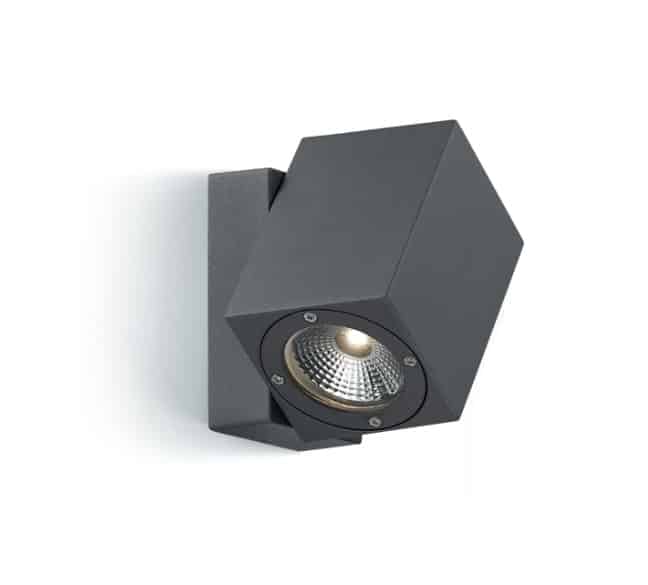 CAM - Mini-proiettore da esterni - Colore Antracite o Ruggine