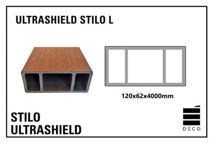 ULTRASHIELD STILO - Schermatura Frangisole - Stilo L - 62x120x4000mm