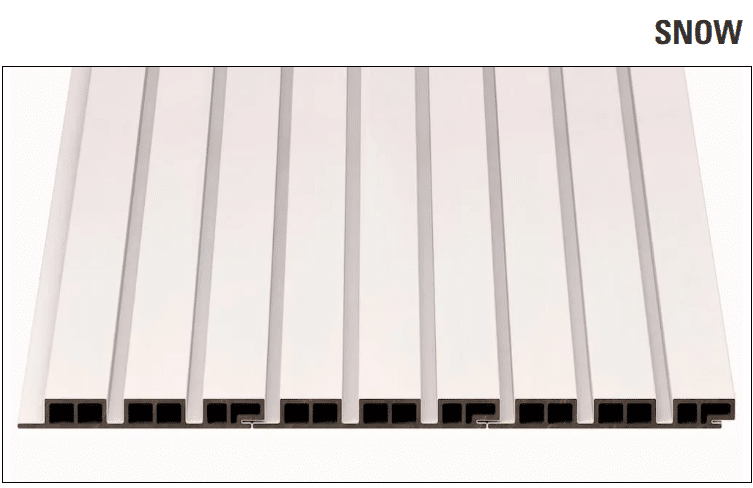 TWIX ULTRASHIELD- Rivestimento - Profilo XL - 25x197x3000mm - Finitura Snow