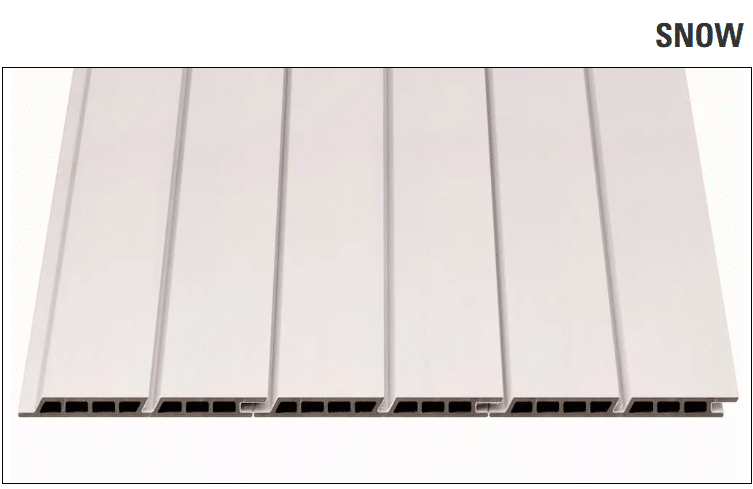TWIX ULTRASHIELD- Rivestimento - Profilo Claddy - 18x210x3000mm - Finitura Snow