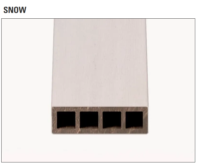 ULTRASHIELD STILO - Schermatura Frangisole - Stilo Slim - 31x108x4000mm - Finitura Snow